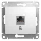 Розетка компьютерная 1-м СП Glossa RJ45 кат.5E механизм бел. SE GSL000181K - smartlife-ural.ru – Екатеринбург