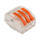 Клемма строительно-монтажная СМК 222-413 3-проводная 0.08-2.5/4кв.мм прозр. (уп.50шт) Rexant 07-5253-1 - smartlife-ural.ru – Екатеринбург