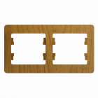 Рамка 2-м Glossa горизонт. дерево дуб SE GSL000502 - smartlife-ural.ru – Екатеринбург