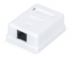 Розетка компьютерная 1-м ОП WR-WS-8P8C-C5E-1 RJ45 кат.5E неэкранир. Dual IDC бел. WRline 505215 - smartlife-ural.ru – Екатеринбург