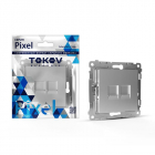 Розетка компьютерная 2-м СП Pixel RJ45 кат.5E механизм алюм. TOKOV ELECTRIC TKE-PX-RC2-C03 - Интернет-магазин СМАРТЛАЙФ