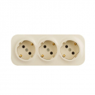 Розетка 3-м ОП Quteo 16А IP20 250В 3х2P+E с заземл. защ. шторки сл. кость IEK 782268 - smartlife-ural.ru – Екатеринбург