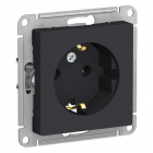 Розетка 1-м СП AtlasDesign 16А IP20 с заземл. механизм карбон SE ATN001043 - smartlife-ural.ru – Екатеринбург