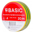 Изолента класс А 0.18х19мм (рул.20м) желт./зел. EKF plc-iz-a-yg - Интернет-магазин СМАРТЛАЙФ