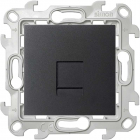 Розетка компьютерная СП Simon 24 RJ45 кат.5E UTP IP20 механизм графит Simon 2410598-038 - smartlife-ural.ru – Екатеринбург