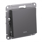 Выключатель 1-кл. AtlasDesign (сх. 1а) 10AX с подсветкой механизм базальт SE ATN001413 - smartlife-ural.ru – Екатеринбург