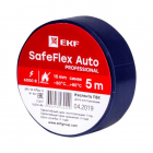 Изолента ПВХ 15мм (рул.5м) син. SafeFlex Auto EKF plc-iz-sfau-s - Интернет-магазин СМАРТЛАЙФ