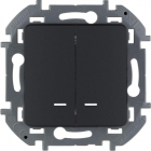 Выключатель 2-кл. Inspiria 10А IP20 250В 10AX с подсветкой/индикацией механизм антрацит IEK 673633 - smartlife-ural.ru – Екатеринбург