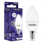 Лампа светодиодная 7Вт С37 4000К Е14 176-264В TOKOV ELECTRIC TKE-C37-E14-7-4K - Интернет-магазин СМАРТЛАЙФ