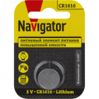 Элемент питания литиевый CR1616 93 826 NBT-CR1616-BP1 (блист.1шт) NAVIGATOR 93826 - Интернет-магазин СМАРТЛАЙФ