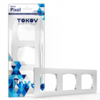 Рамка 3-м Pixel универс. бел. TOKOV ELECTRIC TKE-PX-RM3-C01 - Интернет-магазин СМАРТЛАЙФ