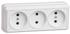 Розетка 3-м ОП Октава 10А IP20 без заземл. бел. GENERICA ERO30-K01-10-DC - smartlife-ural.ru – Екатеринбург
