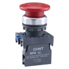 Кнопка "Грибок" NP8-11M/14 d40мм 1НО+1НЗ IP65 с самовозвратом красн. (R) CHINT 667265 - smartlife-ural.ru – Екатеринбург
