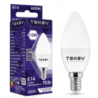 Лампа светодиодная 10Вт С37 4000К Е14 176-264В TOKOV ELECTRIC TKE-C37-E14-10-4K - Интернет-магазин СМАРТЛАЙФ