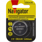 Элемент питания литиевый CR2430 93 828 NBT-CR2430-BP1 (блист.1шт) NAVIGATOR 93828 - Интернет-магазин СМАРТЛАЙФ