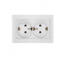 Розетка 2-м СП Бриллиант 16А IP20 с заземл. бел. UNIVersal 7947533 - smartlife-ural.ru – Екатеринбург
