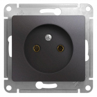 Розетка 1-м СП Glossa 16А IP20 250В без заземл. механизм графит SE GSL001341 - smartlife-ural.ru – Екатеринбург