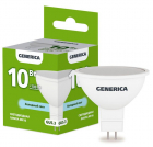 Лампа светодиодная MR16 10Вт софит 6500К GU5.3 230В GENERICA LL-MR16-10-230-65-GU5-G - Интернет-магазин СМАРТЛАЙФ