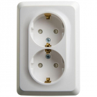 Розетка угловая 2-м ОП Этюд 16А IP20 250В с заземл. защ. шторки бел. SE PA16-108B - smartlife-ural.ru – Екатеринбург