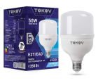 Лампа светодиодная 50Вт HP 6500К Е40/Е27 176-264В TOKOV ELECTRIC TKE-HP-E40/E27-50-6.5K - Интернет-магазин СМАРТЛАЙФ