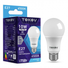 Лампа светодиодная 10Вт А60 6500К Е27 176-264В TOKOV ELECTRIC TKE-A60-E27-10-6.5K - Интернет-магазин СМАРТЛАЙФ