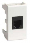 Розетка компьютерная 1-м 1мод. Viva RJ45 кат.5E экранир. бел. DKC 45048 - smartlife-ural.ru – Екатеринбург