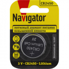 Элемент питания литиевый CR2450 93 824 NBT-CR2450-BP1 (блист.1шт) NAVIGATOR 93824 - Интернет-магазин СМАРТЛАЙФ