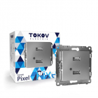 Розетка 2-м USB СП Pixel тип A+A 5В 1х2.1А 2х1.05А механизм алюм. TOKOV ELECTRIC TKE-PX-2USB-C03 - Интернет-магазин СМАРТЛАЙФ