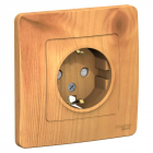 Розетка 1-м СП Blanca 16А IP20 250В с заземл. защ. шторки ясень SE BLNRS001115 - smartlife-ural.ru – Екатеринбург