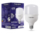 Лампа светодиодная 40Вт HP 4000К Е40/Е27 176-264В TOKOV ELECTRIC TKE-HP-E40/E27-40-4K - Интернет-магазин СМАРТЛАЙФ