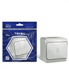 Кнопка звонка ОП Nix 10А IP54 250В сер. TOKOV ELECTRIC TKE-NX-DB-C06-IP54 - Интернет-магазин СМАРТЛАЙФ