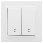 Переключатель проходной 2-кл. СП Минск 10А IP20 бел. Basic EKF ERV10-027-10 - smartlife-ural.ru – Екатеринбург