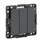 Выключатель 3-кл. Стокгольм 10А механизм черн. PROxima EKF EZV10-024-10 - smartlife-ural.ru – Екатеринбург