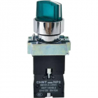Переключатель NP2-BK12365 2 полож. с фиксацией 1НО+1НЗ зел. AC 230В (LED) IP40 CHINT 575496 - smartlife-ural.ru – Екатеринбург