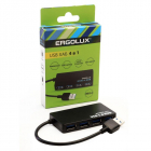 Разветвитель USB ELX-SLP01-C02 4USB 2А коробка черн. ERGOLUX 15109 - smartlife-ural.ru – Екатеринбург