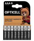 Элемент питания алкалиновый AAA/LR03 (блист. 8шт) Basic Opticell 5051009 - Интернет-магазин СМАРТЛАЙФ