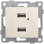 Розетка USB 2-м СП Bravo механизм беж. GUSI С10USB2-003 - smartlife-ural.ru – Екатеринбург