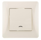 Выключатель 1-кл. СП Ugra 10А 250В с индикацией механизм беж. GUSI С11В18-003 - smartlife-ural.ru – Екатеринбург