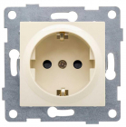Розетка 1-м СП Ugra 16А 250В с заземл. защ. шторки механизм беж. GUSI С11Р4-003 - smartlife-ural.ru – Екатеринбург