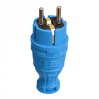 Вилка прямая с заземл. IP44 каучук син. TOKOV TKE-C08-KV-Z - smartlife-ural.ru – Екатеринбург