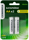 Элемент питания алкалиновый AA/LR6 Alkaline (блист.2шт) GENERICA ABT-LR06-ST-L02-G - Интернет-магазин СМАРТЛАЙФ