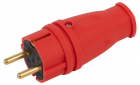 Вилка VX10-R-IP44 16А IP44 прямая с заземл. каучук красн. ЭРА Б0055415 - smartlife-ural.ru – Екатеринбург