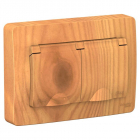 Розетка 2-м СП Blanca 16А IP44 250В с заземл. защ. шторки с крышкой ясень SE BLNRS441125 - smartlife-ural.ru – Екатеринбург