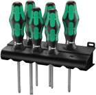 Набор отверток 335/350/355/6 Kraftform Plus Lasertip 6 предметов (PH 1х80/2х100; PZ 1х80/2х100; SL 0.8х4.0х100/1.0х5.5х125) Wera WE-105622 - smartlife-ural.ru – Екатеринбург