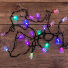 Гирлянда светодиодная "Колокольчики" 2.8м 20LED мультиколор RGB 2Вт IP20 с контроллером Neon-Night 303-062 - smartlife-ural.ru – Екатеринбург