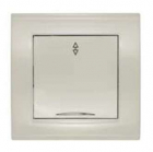 Переключатель проходной 1-кл. СП Бриллиант 10А IP20 с подсветкой сл. кость UNIVersal 7948608 - smartlife-ural.ru – Екатеринбург