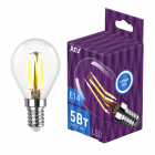 Лампа светодиодная филаментная Premium Filament 5Вт G45 4000К нейтр. бел. E14 480лм REV 32358 7 - smartlife-ural.ru – Екатеринбург