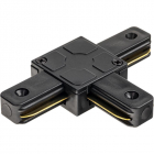 Коннектор трековый для соединения шинопровода Т-образн. жесткий ARTLINE пластик/медь черн. Ritter 59748 7 - smartlife-ural.ru – Екатеринбург