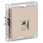 Розетка компьютерная AtlasDesign RJ45 кат.6A механизм песочн. SE ATN001286 - smartlife-ural.ru – Екатеринбург
