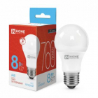Лампа светодиодная LED-A60-VC 8Вт грушевидная 6500К холод. бел. E27 760лм 230В IN HOME 4690612024042 - smartlife-ural.ru – Екатеринбург